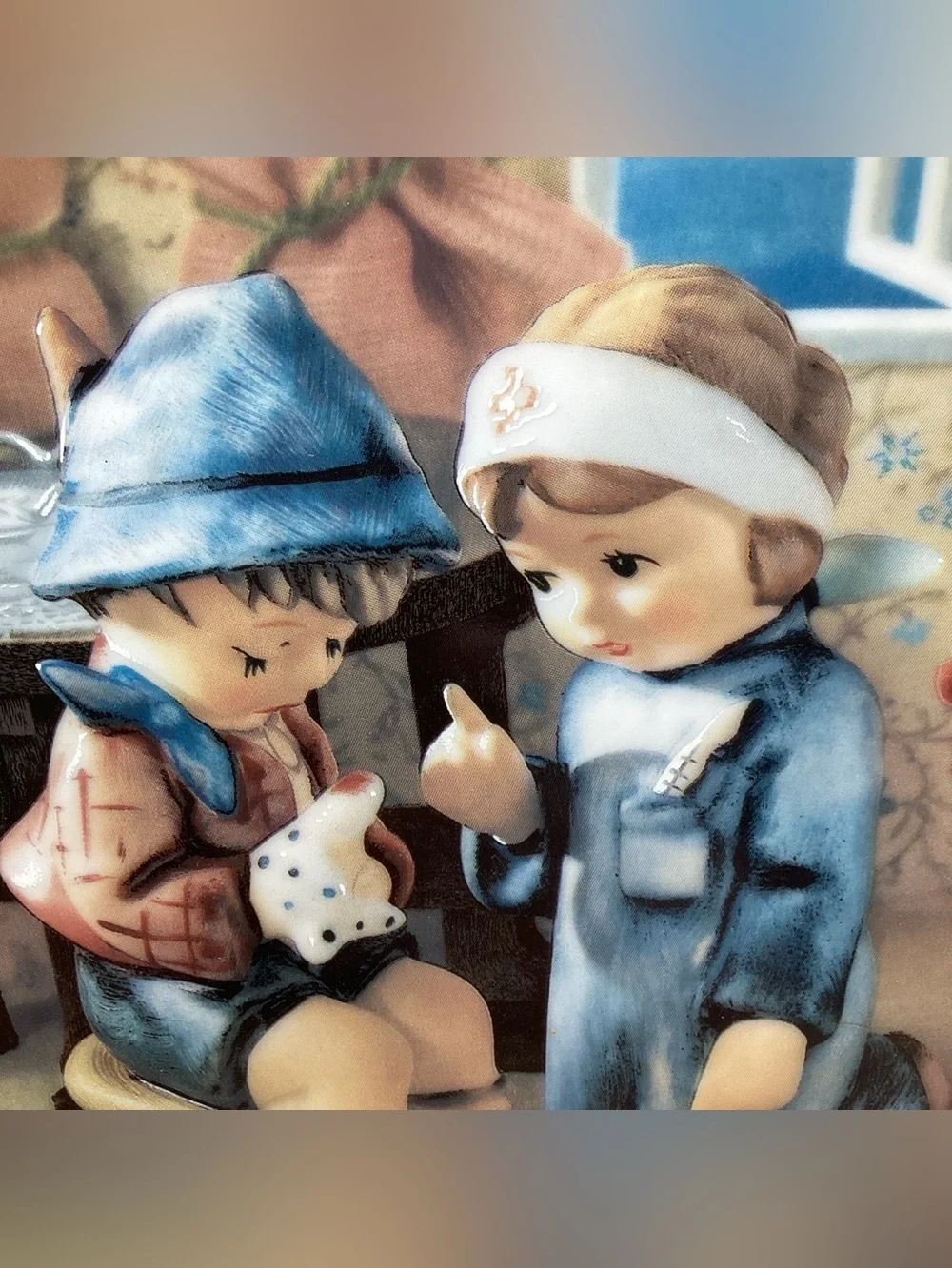 M.I. Hummel 1989 “Tender Loving Care” Little Companions Plate Danbury Mint Q9971